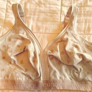 Cacique Tan Polka Dot Bra